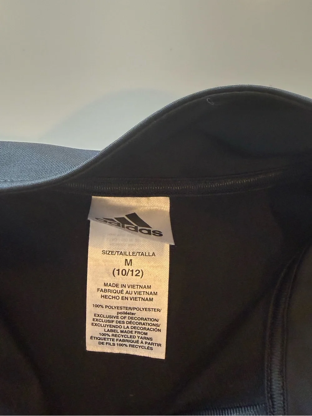 adidas Kids Black Jacket with Green Accents